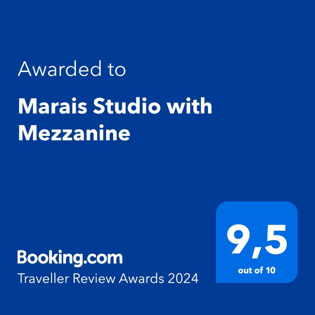 Marais Studio With Mezzanine Paris Bagian luar foto